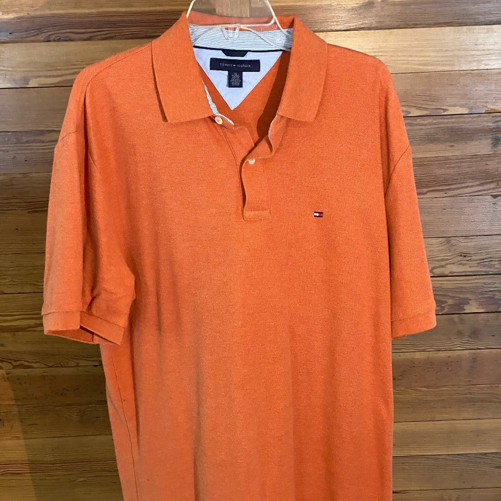 Tommy Hilfiger Classic Polo Style Men Shirt Size XL